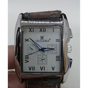 OUGAMA Singapore SIIO Mens Watch Quartz A026 Water Resistant Band Needs Replaced